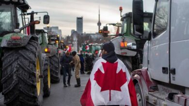 تظاهرات کامیون‌داران در تورنتو